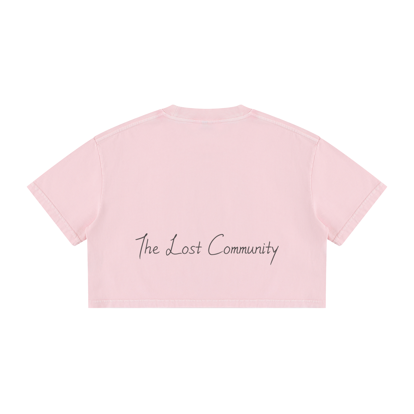 Women's Mineral Wash Cotton Crop T-Shirt