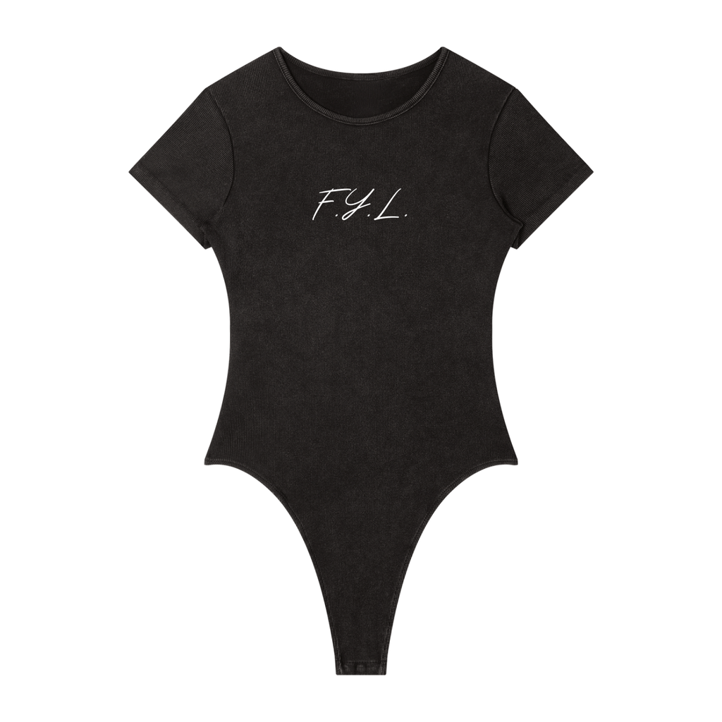 Women's Mineral Wash Crewneck Bodysuit