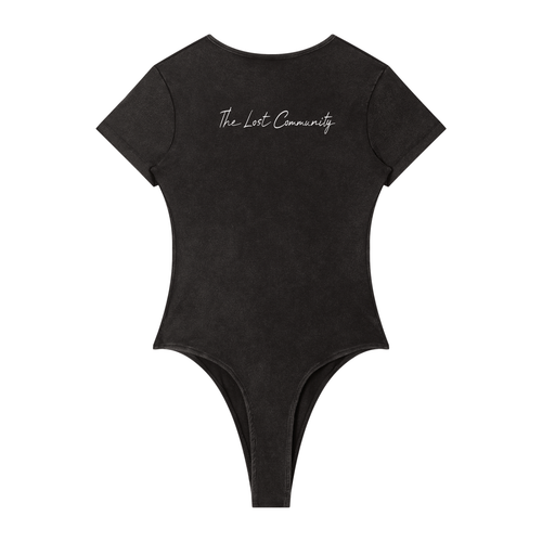 Women's Mineral Wash Crewneck Bodysuit