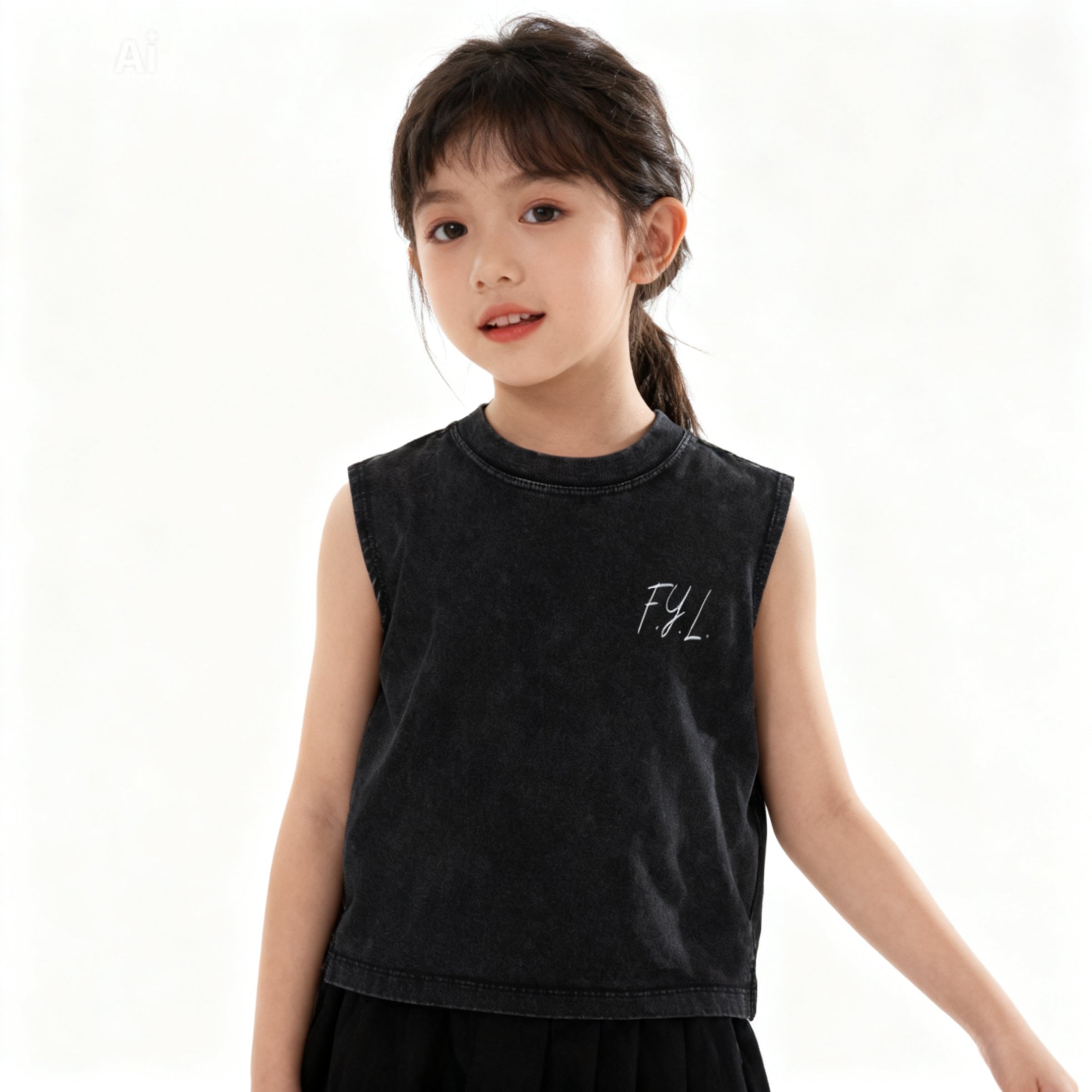 Snow Washed Kids' 'I'M HIS LIGHT' Tank Top
